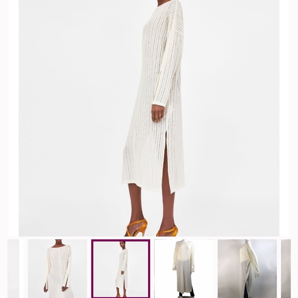 Zara Collection Sheer
Rustic Long Tunic Dress small - Picture 4 of 14